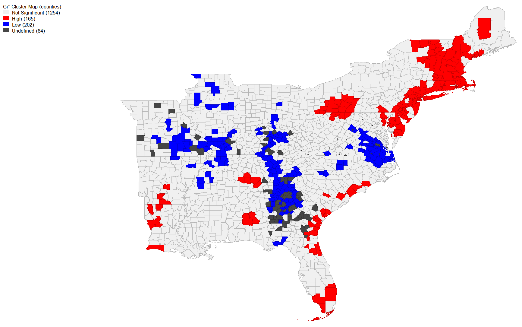 cluster map